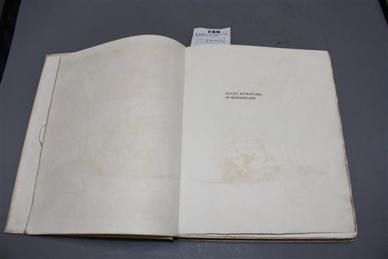 Dodgson, Charles Lutwidge - Alices Adventures in Wonderland, one of 1130, illustrated by Arthur Rackham, qto, original cloth gilt,